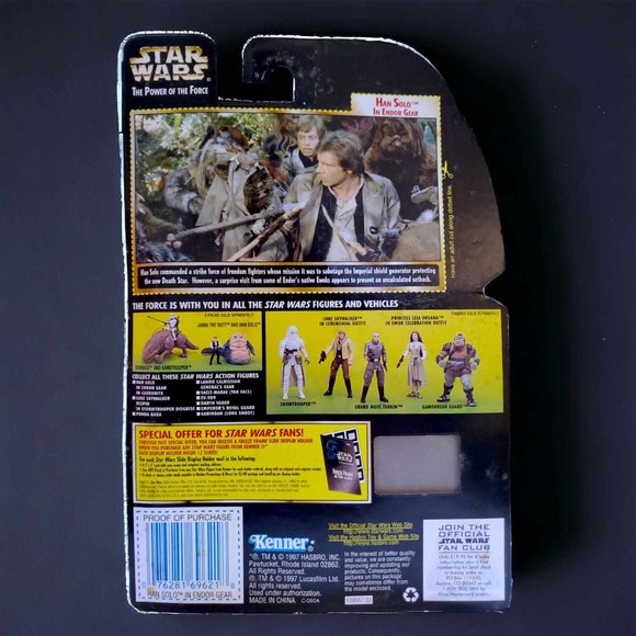 Star Wars - Han Solo in Ender Gear - 1997 Kenner w/ Freeze Frame - Loose - Picture 4 of 5